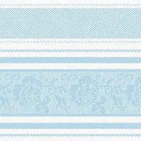 Mank Serviette Airlaid Ina in Grau-Petrol, 40 x 40 cm, 50 Stück - Ornamente Floral Rosen