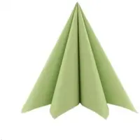 Sovie HORECA Serviette in Oliv aus Softpoint 40 x 40 cm, 2-lagig, 50 Stück