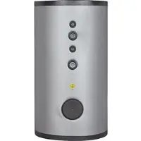 TML Edelstahl-Solar-Warmwasserspeicher DSFI 300, mit 2 Wärmetauschern, Inhalt 290 Liter