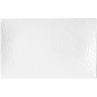 TABLE PASSION Rechteckige Platte Dune 41x25 cm - Weiß Rechteck Porzellan Tisch Passion 41x25 cm