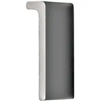 Authentics Hausnummer Entrance grau, Designer Jehs + Laub, 0.8x10x5.5 cm