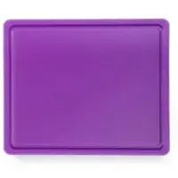 Hendi 4x Schneidbretter HACCP Gastronorm 1/2 - Farbe: violett - für antiallergisch -