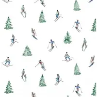 Home Fashion , Skiing, Lunch-Servietten aufgefaltetes Maß 33 cm x 33 cm, im Viertelfalz, 20 Stück pro Pack, 12 Pack pro Karton