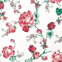 Home Fashion , Cottage Roses, Lunch-Servietten aufgefaltetes Maß 33 cm x 33 cm, im Viertelfalz, 20 Stück pro Pack, 12 Pack pro Karton