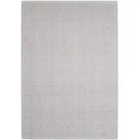 Carpetsale24 Teppich 280x370 cm Silber, Einfarbig & Weich, Moderner Schlingenflor für Loft oder große Wohnzimmer, Pflegeleicht & Stilvoll