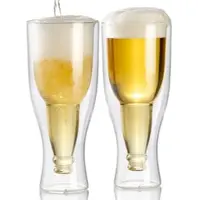 Autre Doppelwandiges Bierglas, 0,33l im 2er-Set