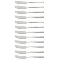 Arcos Serie Capri - Box 12 Stück Fischmesser Tafelmesser - Monoblock aus einem Stück Edelstahl 85 mm Farbe Silber (12 pcs)