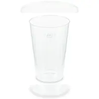 DeinPack 200 Mehrwegbecher 400ml Made in Germany Getränkebecher mit Eichstrich wiederverwendbar