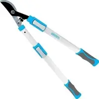 Proregal PIPI Astschere | Teleskopgriff | teleskopierbar +30 cm| Rasenschere | Baumschere | Aluminium | SoftGrip-Technologie | mit Amboss