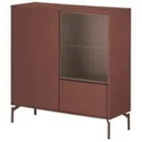 Love it Highboard Flumeri , rot , Maße (cm): B: 113,5 H: 118 T: 43.0