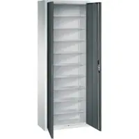 C+P Magazinschrank Serie 13, 1980x700x300mm, 7035/7016