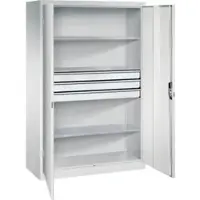 C+P Werkzeugschrank mit Schubladen Acurado, 1950x1200x500mm, 7035/7035