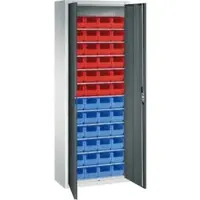 C+P Magazinschrank Serie 13, 1980x700x300mm, 7035/7016