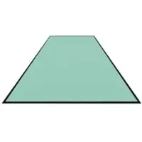 M&A Matting Schmutzfangmatte Colorstar, mint, waschbar, glatter Rücken 746085115150-C57 , Maße (B x T): 85 x 115 cm