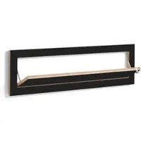 AMBIVALENZ - Fläpps Schuhregal 100 x 27 cm, schwarz