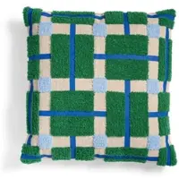 &Klevering - Plano Kissen 40 x 40 cm, blau / grün