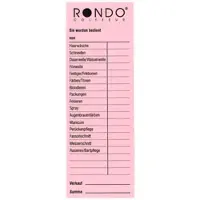 Rondo Bedienungsblöcke 10 Stück á 100 Blatt - Rosa