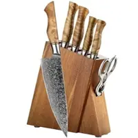 HEZHEN - Damastmesser Set 7-teilig - B30 Master Serie