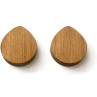 Side by side - OI Wandhaken L, 9,5 x 8,3 cm, Eiche geölt (2er-set)