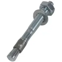 Meingartenversand.de Schwerlastdübel M10 x 90 mm - 50 Stk. - Verzinkte Ankerbolzen - Schwerlastanker aus Stahl - Bolzenanker für Pfostenfüße & Pfostenträger