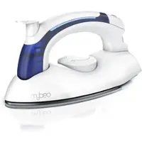 Mybeo Reisebügeleisen 700 W, klappbar, Antihaft-Sohle, Dampffunktion, Temperaturregler, kompakt & leicht
