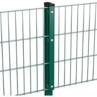 MR-Zaun Doppelstabmatte Grün RAL 6005, Moosgrün, 1.830 mm x 8/6/8