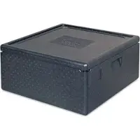 BRB-Lagertechnik BRB Thermobox / Isobox für Pizza und Torten, mit Deckel, Inhalt 62 Liter, LxBxH 595x595x280 mm