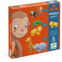 Djeco Progressives Puzzle: Wilde Tiere,