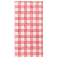 Papstar 50 Servietten "ROYAL Collection" 1/8-Falz 40 cm x 40 cm rot "Vichy Karo" (37380, 50 Stück)