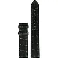 Certina - Leder Ds First Lady Lederband Schwarz 17/16mm, Ohne Schnalle C610016532 - alligator-prägung,kalb,schwarz