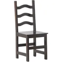 MiaMöbel Stuhl Massivholz - 100 x 45 x 44 cm - Für Esszimmer & Küche - Rustikaler Kolonialstil - Sitzhöhe von 44 cm