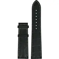 Certina - Leder Lederarmband ohne Schließe 21mm/18mm XL C610014936 - alligator-prägung,rind,schwarz