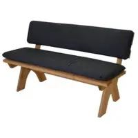Meingartenversand.de Sitzkissenset Brighton – Gartenkissen aus Baumwolle/Polyester – bequemes Polster – Kissen für Gartenbänke - Outdoor Kissen für Terrasse