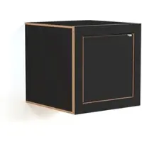 AMBIVALENZ - Fläpps Box Nachttisch 40 x 40 cm, schwarz
