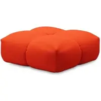OUT Objekte unserer Tage - Sander Pouf Large, reinorange (Vidar 4 0542 by Kvadrat)