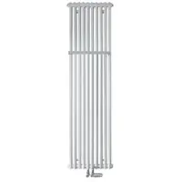 Zehnder Design-Heizkörper „Charleston Bar“ für Warmwasser-Zentralheizung mit 50 mm-Mittelanschluss zweilagig 57,7 × 179,2 cm in Ruby Red (RAL 3003, glänzend)