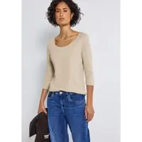 Street One 3/4-Arm-Shirt "Style Pania" im Basic-Style, mit Rundhals