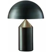 OLUCE - Atollo Tischleuchte 233, bronze satiniert, Innenseite weiß RAL 9003