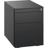 C+P Stahl-Rollcontainer, 563x430x581mm, 9005/9005