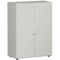 Geramöbel Aktenschrank 80 cm 3 OH grau, 80x110.4x42 cm