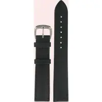 Certina - Leder Pura Gent Lederband Schwarz 18/16mm, Xl C600013303 - genarbt,kalb,schwarz