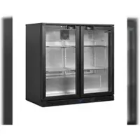 Tefcold Backbar-Kühlschrank BA21H 196l Schwarz