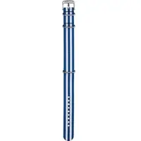 Certina - Ds Rookie Synth. Band Blau/weiss 20/20, Schliesse Stahl C604020505 - blau
