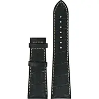 Certina - Leder Ds Podium Gent Square Lederband Schwarz 23/18mm, Ohne Schnalle, Xl C610014032 - alligator-prägung,rind,schwarz