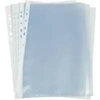 Büroring Prospekthülle A4, ca.110 my, PP-Folie, glasklar, oben offen, 1 Packung = 100 Hüllen