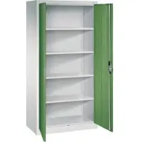 C+P Büroschrank Acurado, 1950x930x500mm, 7035/6011