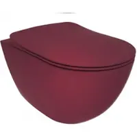 Creavit RIMOFF Wand-WC Berry randlos antibakteriell wassersparend modernes Design