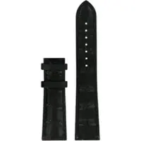 Certina - Leder Lederarmband ohne Schließe 21mm/18mm XL C610018078 - alligator-prägung,rind,schwarz