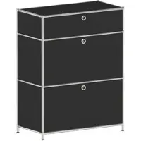Viasit Schubladenschrank »System 4« schwarz, 77.9x99.3x40.4 cm