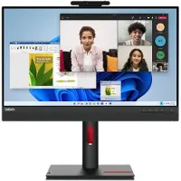 Lenovo ThinkCentre Tiny-In-One 24 Gen 5, 60,5 cm (23.8"), 1920 x 1080 Pixel, Full HD, LED, 6 ms, Schwarz